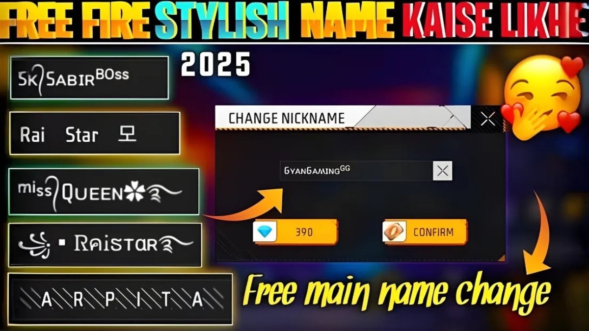 free fire nickname style