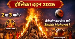 Holika Dahan 2026: Bhadra और Lunar Eclipse के बीच कब जलाएं Holika? पूरी जानकारी