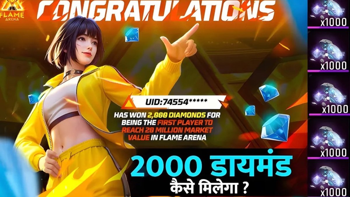 Free Fire 2000 Diamond