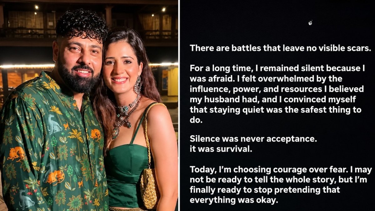 Badshah Wife Cryptic Post