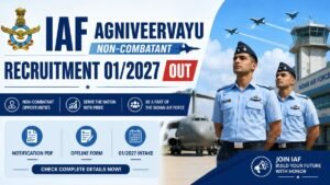 IAF Agniveervayu Non-Combatant Recruitment 2026