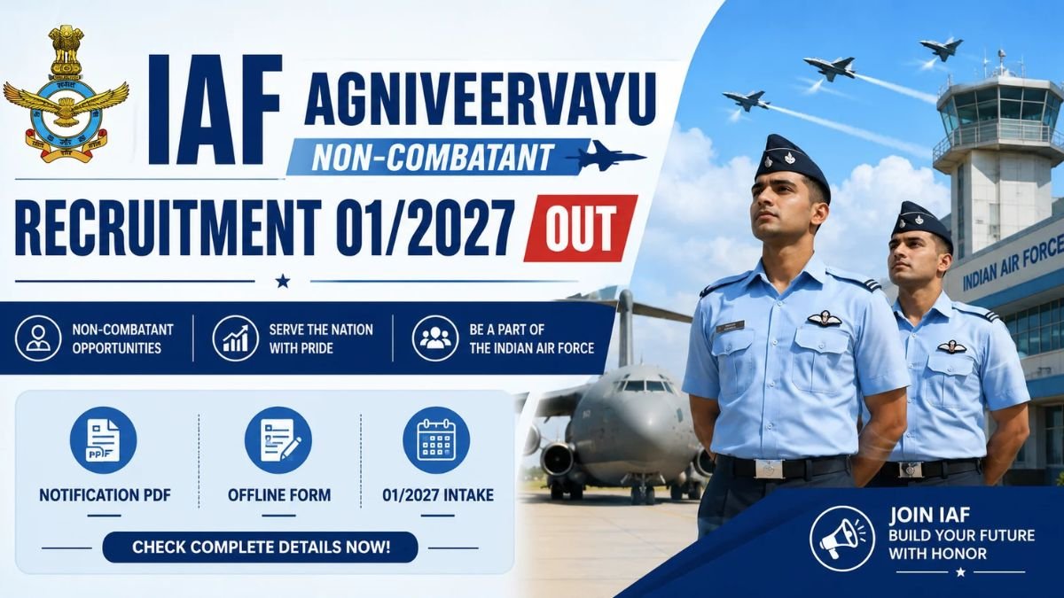 IAF Agniveervayu Non-Combatant Recruitment 2026