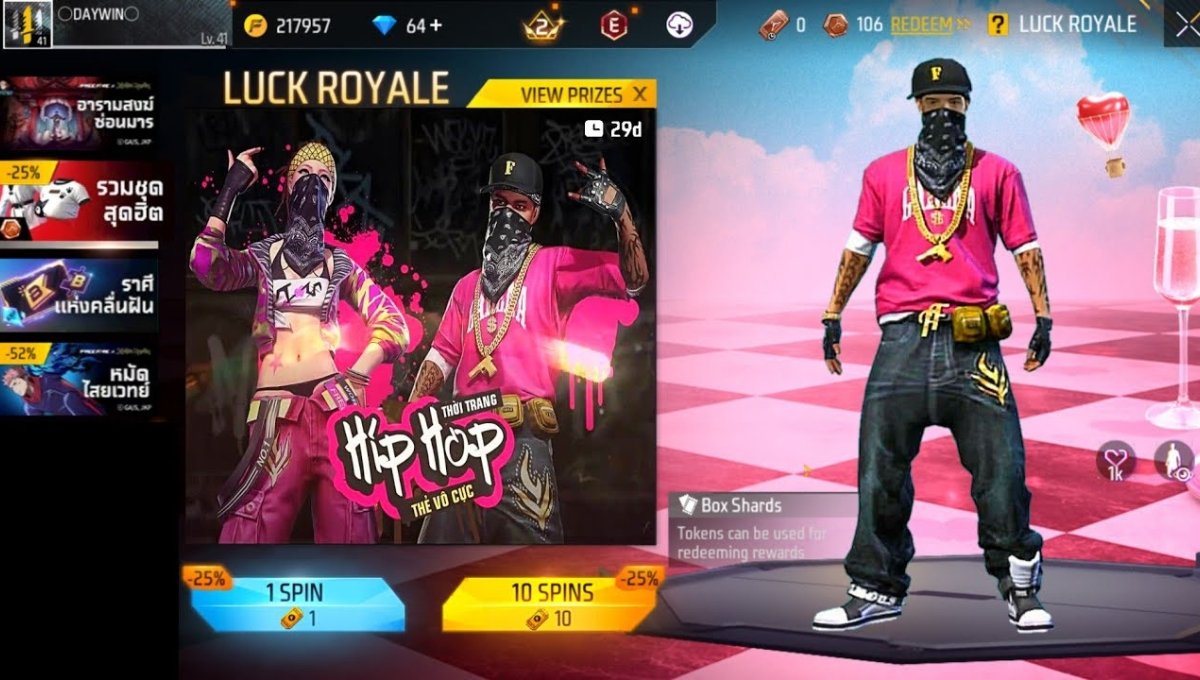 Hip Hop Bundle in Free Fire