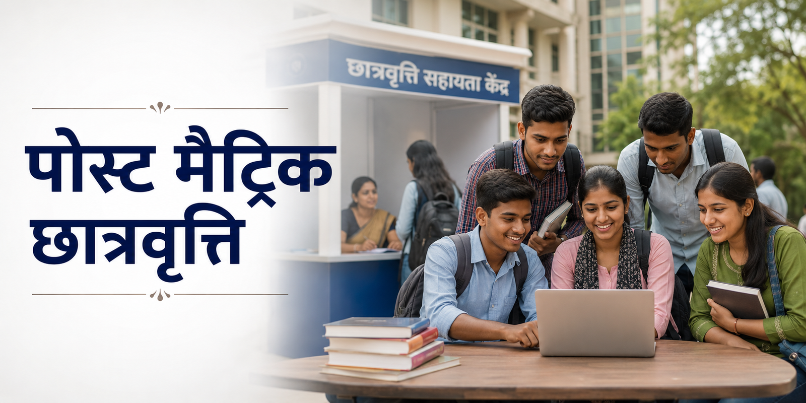 Post Matric Scholarship 2026 की जानकारी देखते विद्यार्थी