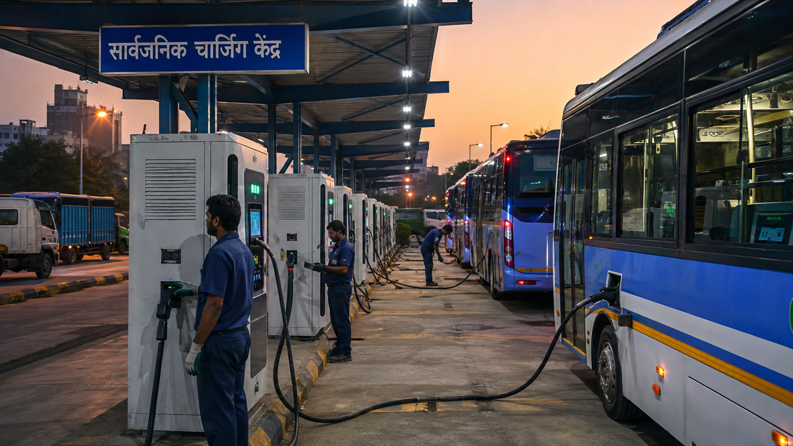 PM E-DRIVE Scheme 2026 electric bus charging infrastructure