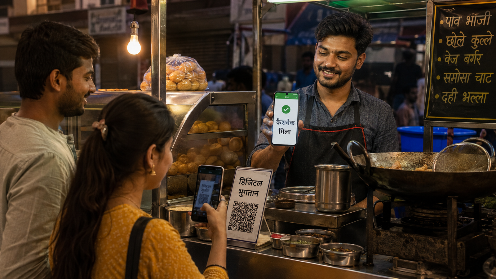 PM SVANidhi Yojana 2026 digital payment cashback प्राप्त करता vendor