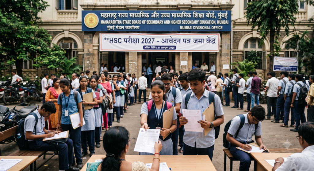 Alt Text: Maharashtra HSC 2027 परीक्षा आवेदन