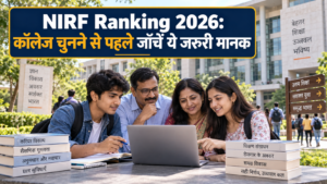NIRF Ranking 2026 देखकर कॉलेज चुनते भारतीय विद्यार्थी और अभिभावक