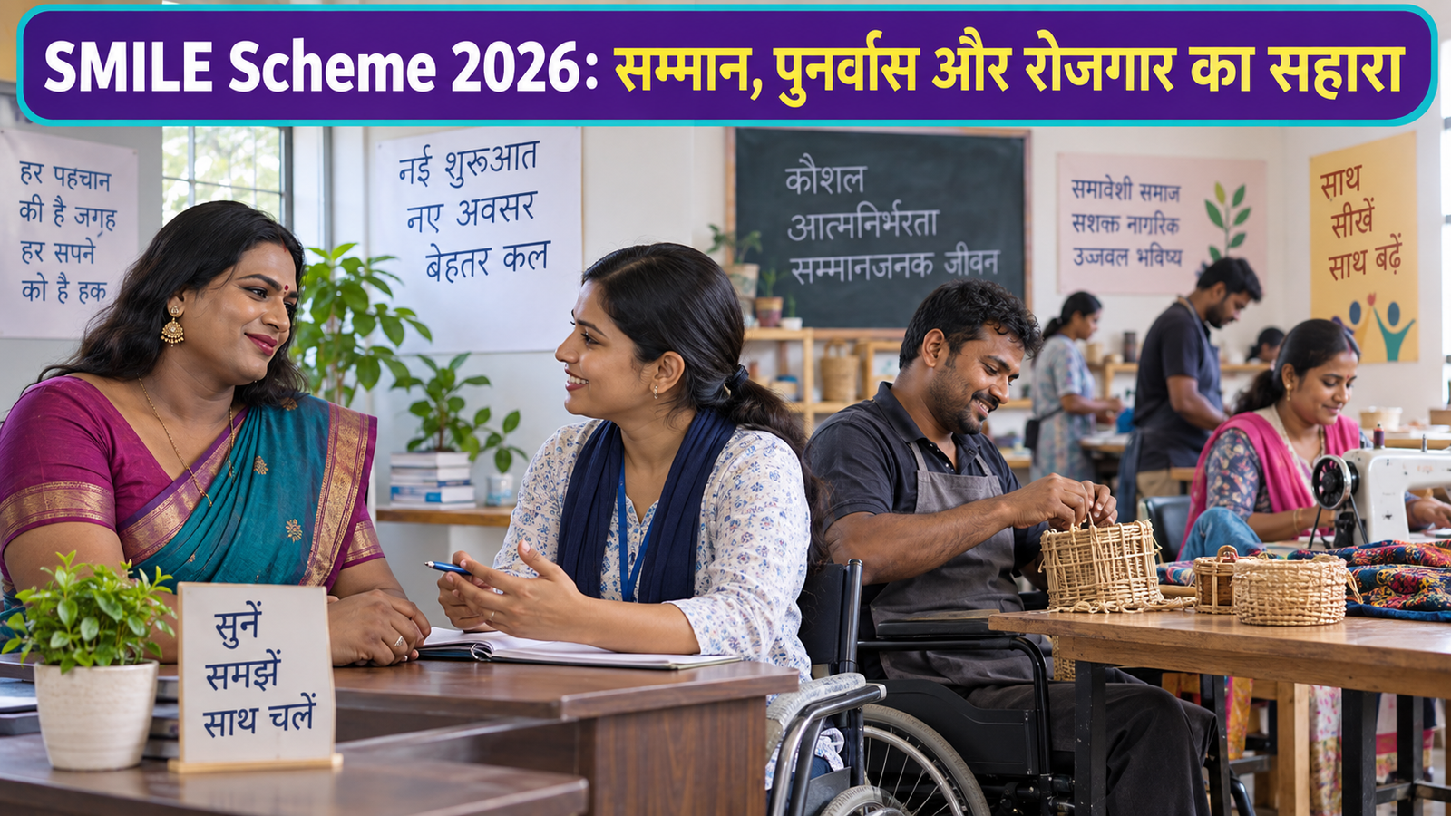 SMILE Scheme 2026 के अंतर्गत counselling और कौशल प्रशिक्षण