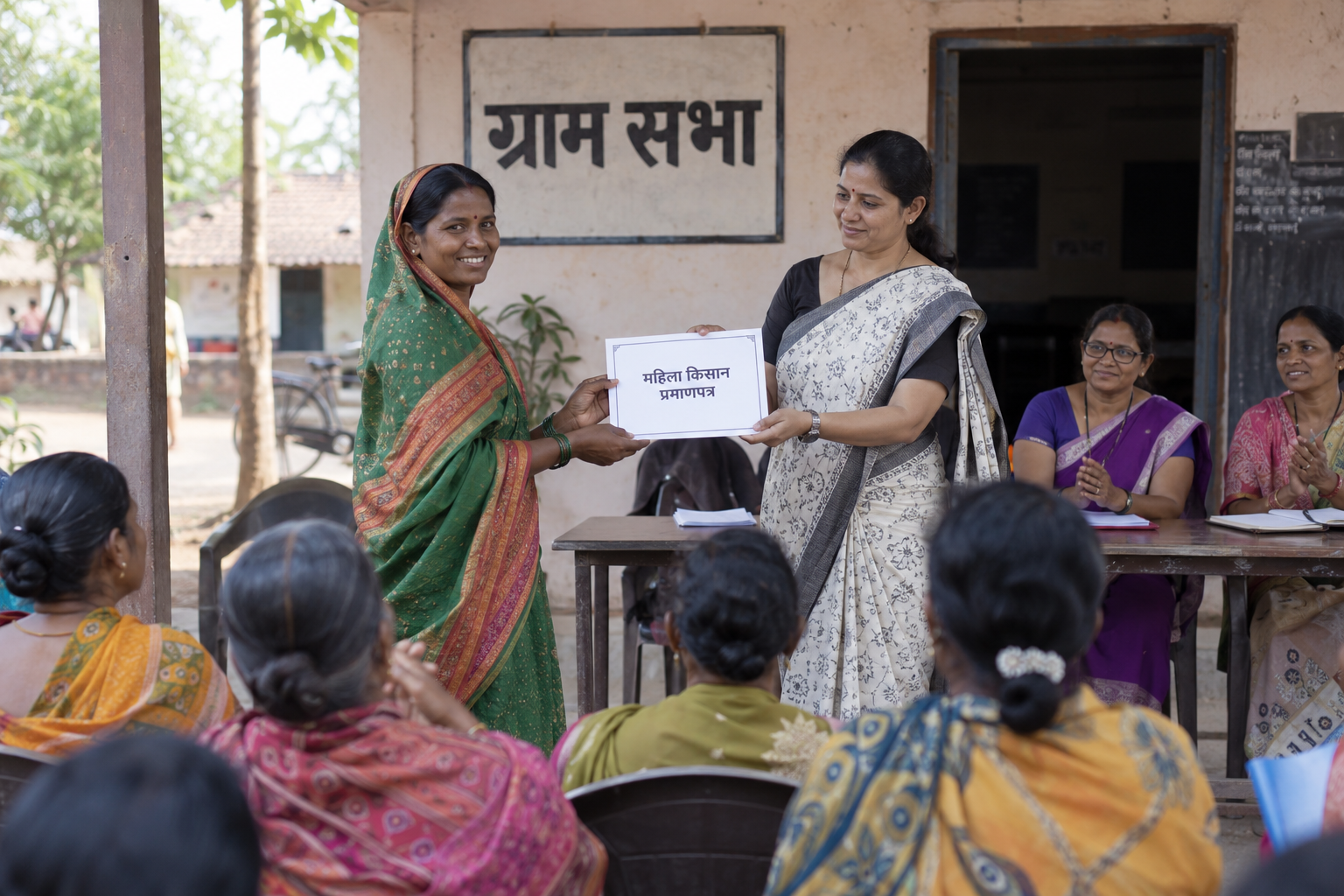 Maharashtra Women Farmers Act 2026 में किसान प्रमाणपत्र वितरण