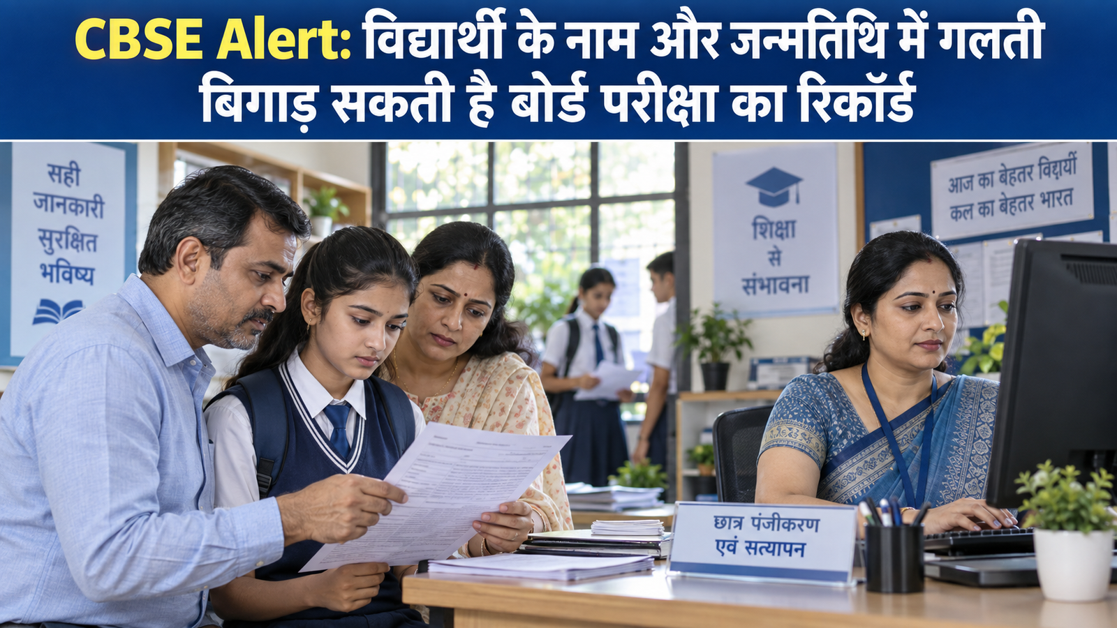 CBSE Student Data Verification बोर्ड परीक्षा रिकॉर्ड संबंधी जरूरी सूचना