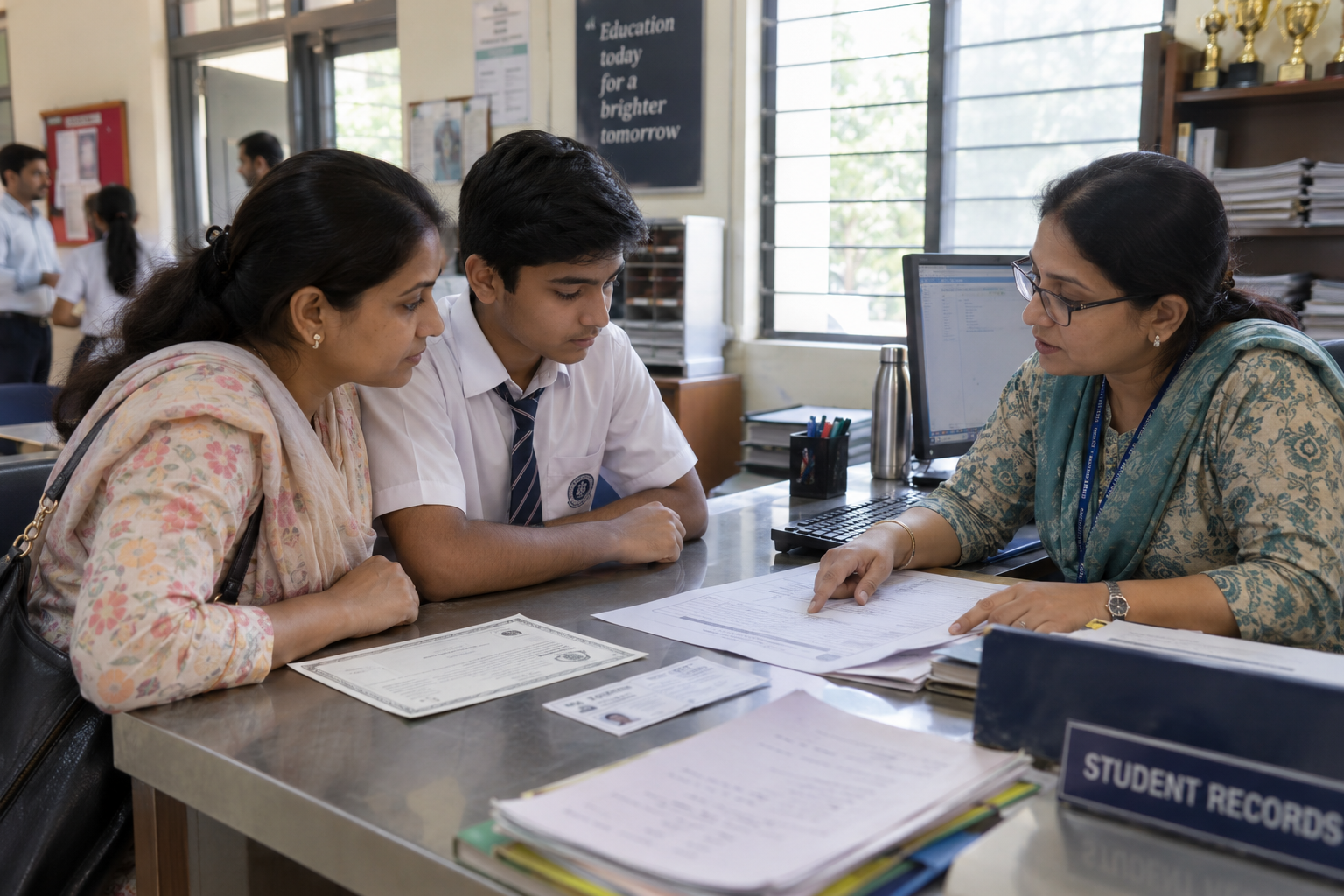 CBSE Student Data Verification में नाम जन्मतिथि विषय फोटो और हस्ताक्षर की चेकलिस्ट