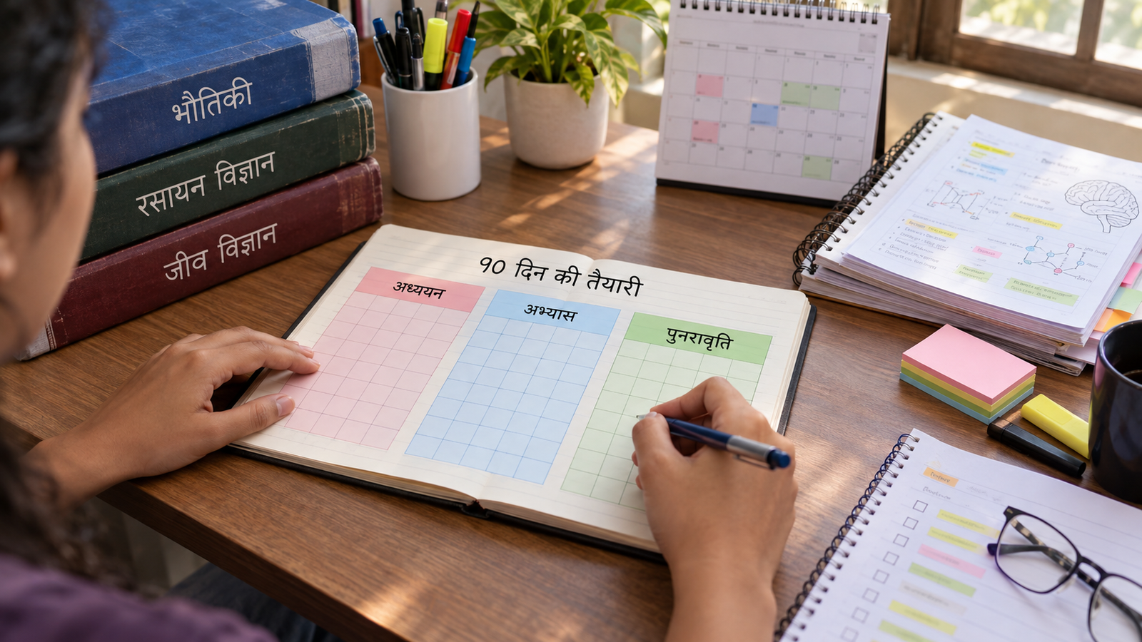 Board Exam Preparation 2027 के लिए तीन चरणों का स्टडी प्लान