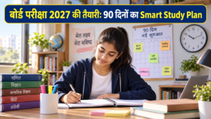बोर्ड परीक्षा 2027 की तैयारी: 90 दिनों का Smart Study Plan