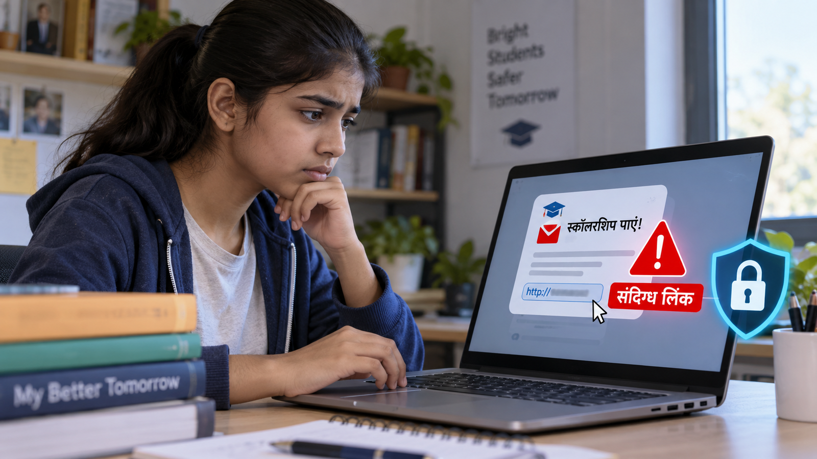 Cyber Safety for Students के अंतर्गत संदिग्ध Phishing Link की पहचान