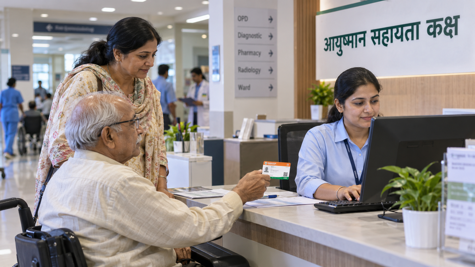 Ayushman Bharat Yojana 2026 में अस्पताल की कैशलेस उपचार प्रक्रिया
