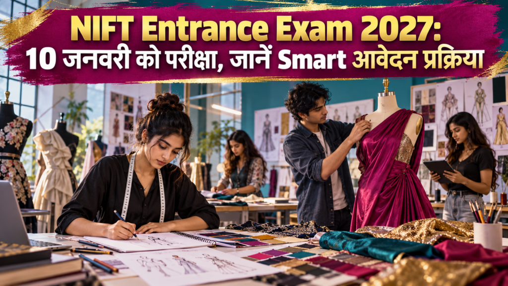 NIFT Entrance Exam 2027 और 10 जनवरी की संभावित परीक्षा तारीख