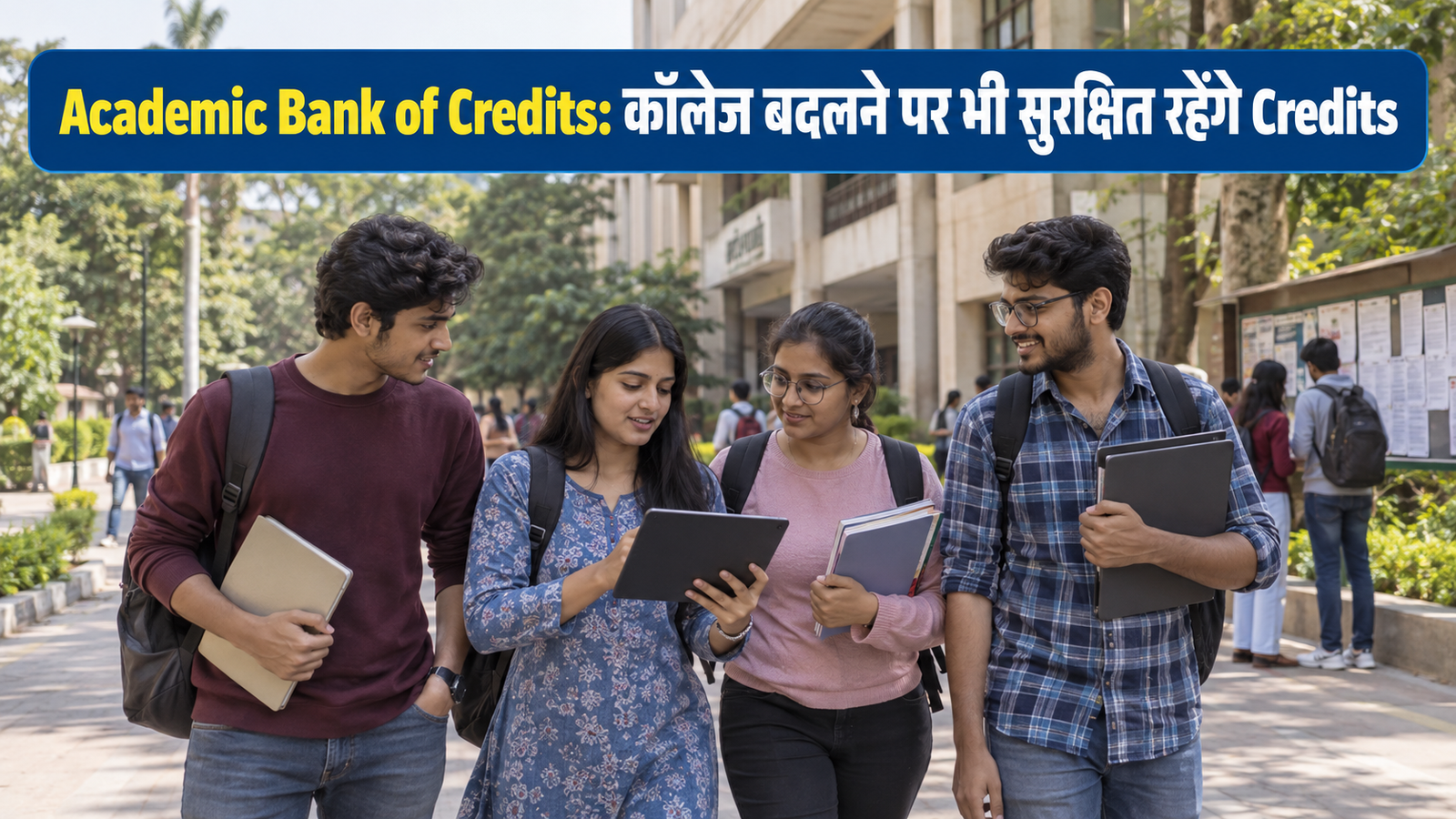 Academic Bank of Credits से कॉलेज के विद्यार्थियों के क्रेडिट सुरक्षित