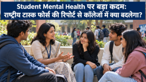 Student Mental Health पर Powerful पहल: राष्ट्रीय टास्क फोर्स की रिपोर्ट से कॉलेजों में क्या बदलेगा?