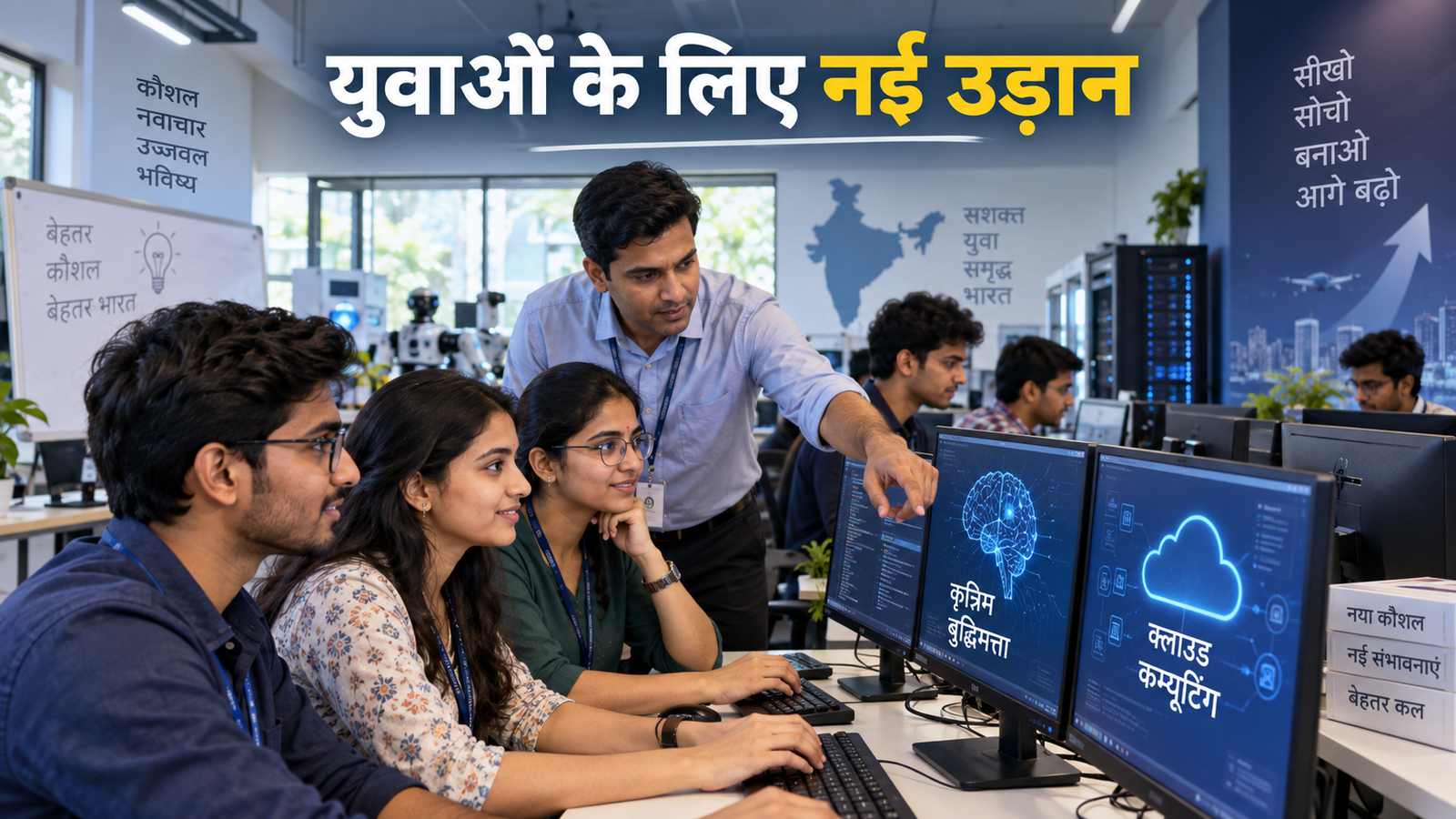Dell uDaan Programme 2026 में AI और Cloud Computing सीखते युवा