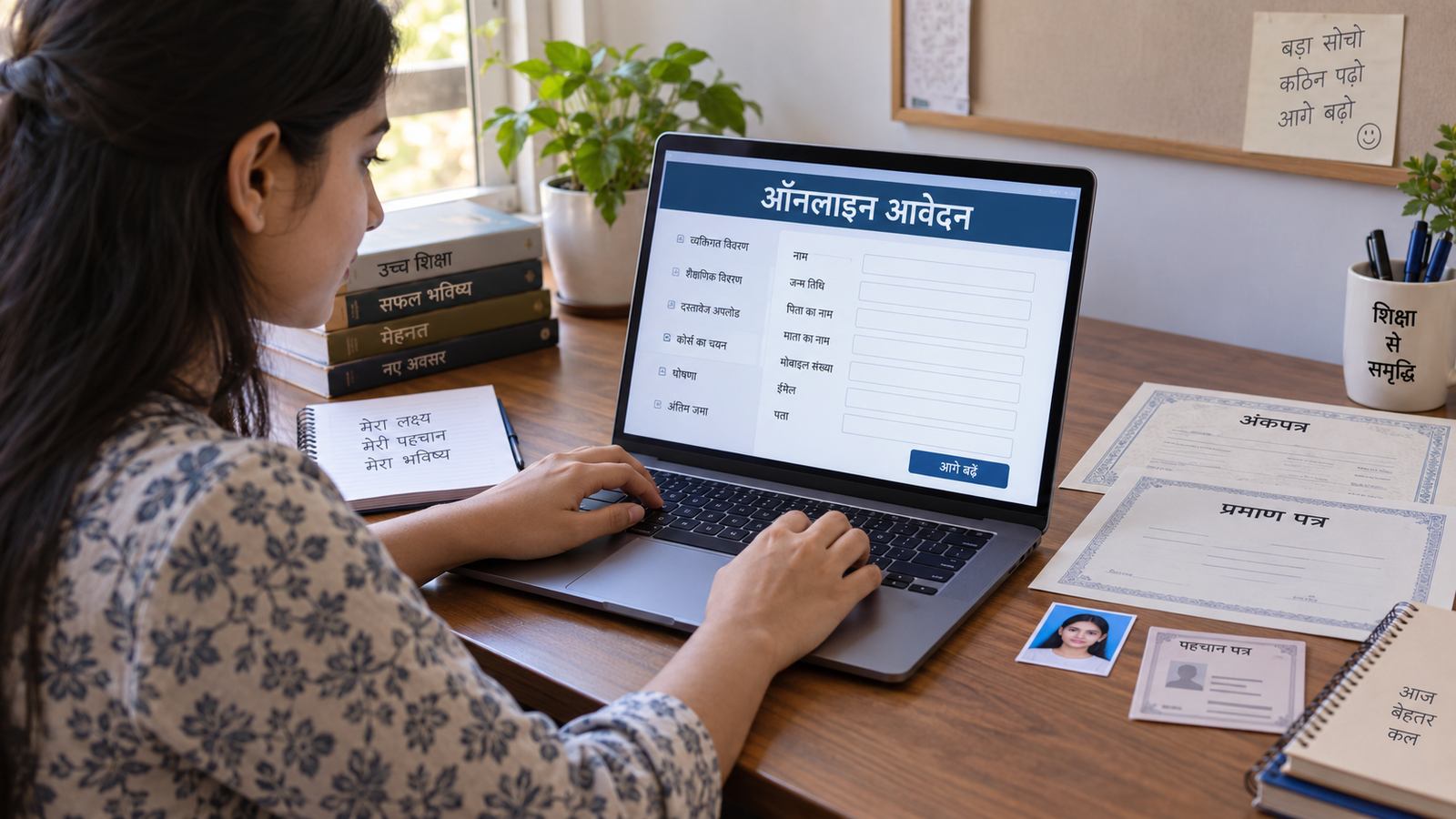 IGNOU Admission 2026 के माध्यम से घर से पढ़ाई करते विद्यार्थी