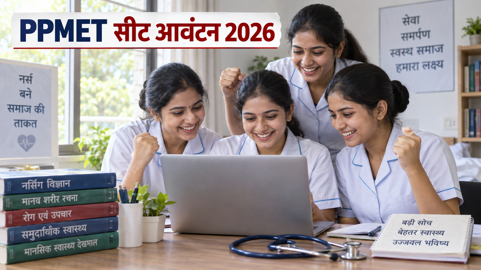 PPMET Counselling 2026 Round-2 सीट मिलने पर खुश छात्राएं