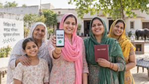 Lado Lakshmi Yojana 2026 के शुभारंभ कार्यक्रम में मुख्यमंत्री और महिला लाभार्थी
