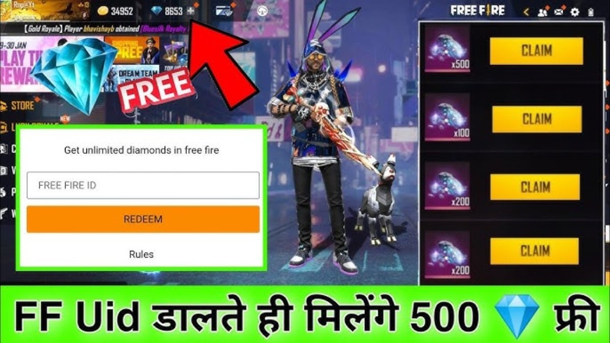 Free Fire in Diamond UID