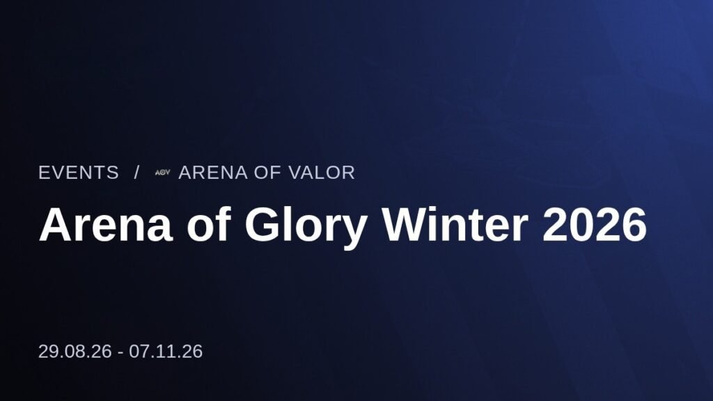 Arena of Glory Winter 2026