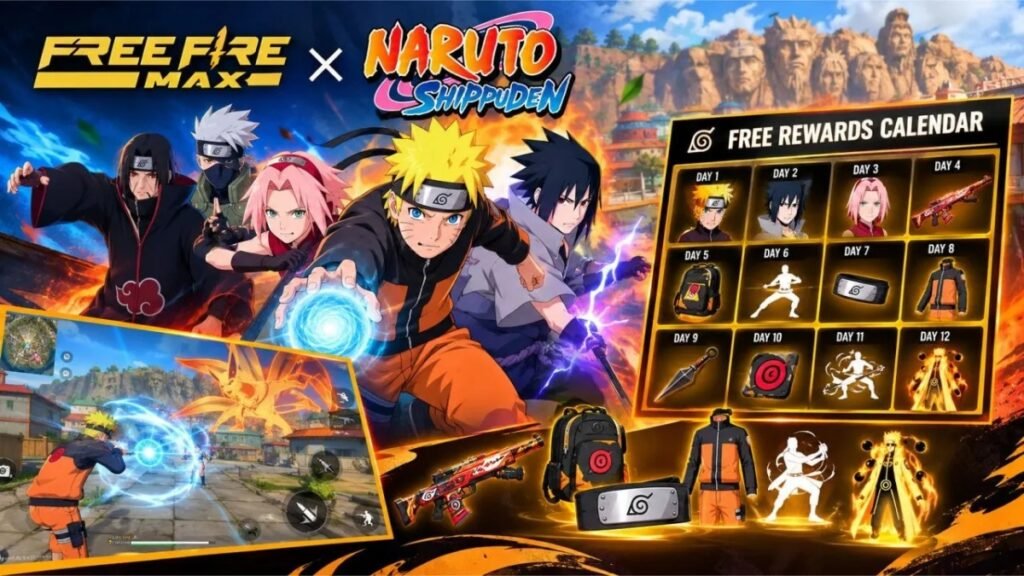 Free Fire MAX x Naruto Shippuden Collab