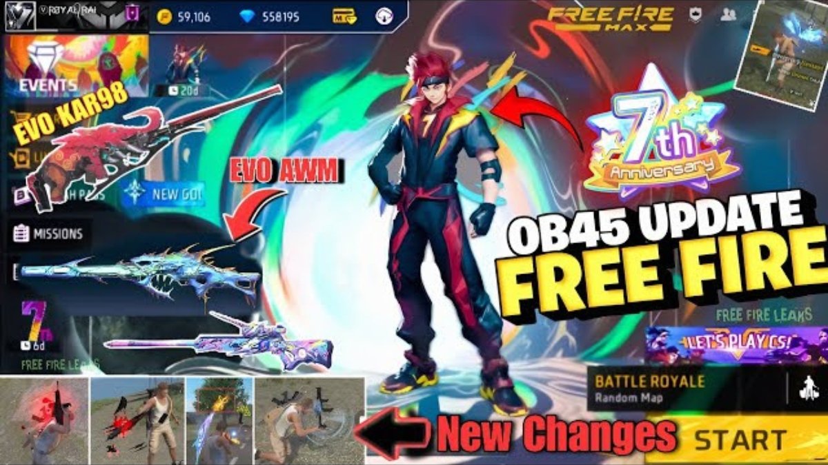 Free Fire OB545 Update