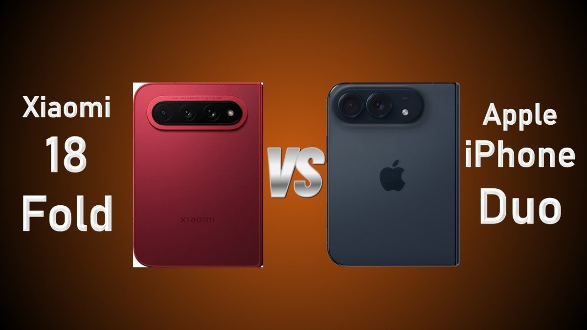 Xiaomi 18 Fold vs iPhone Duo