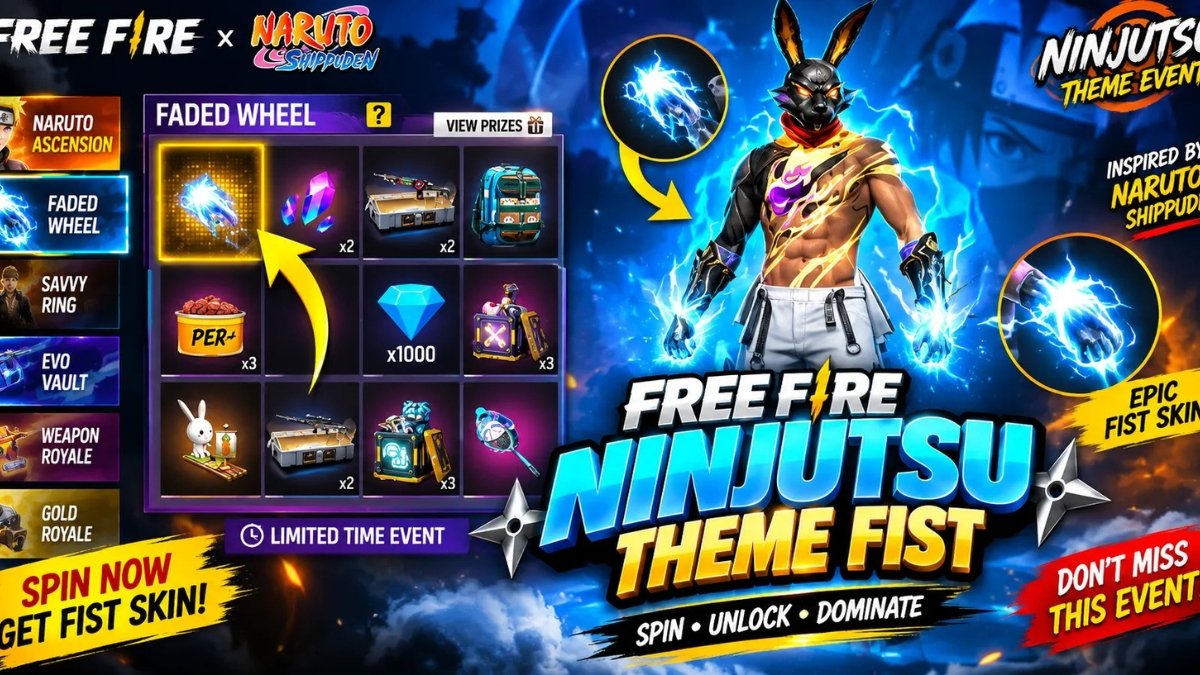 Free Fire Ninjutsu Theme Fist Trick