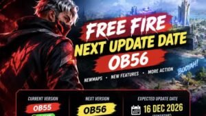 Free Fire Update Date 2026: Next OB56 Update Date, Time और Latest News
