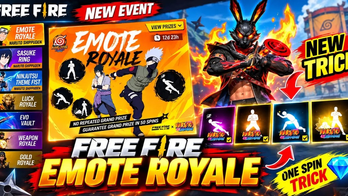 Free Fire Emote Royale Event