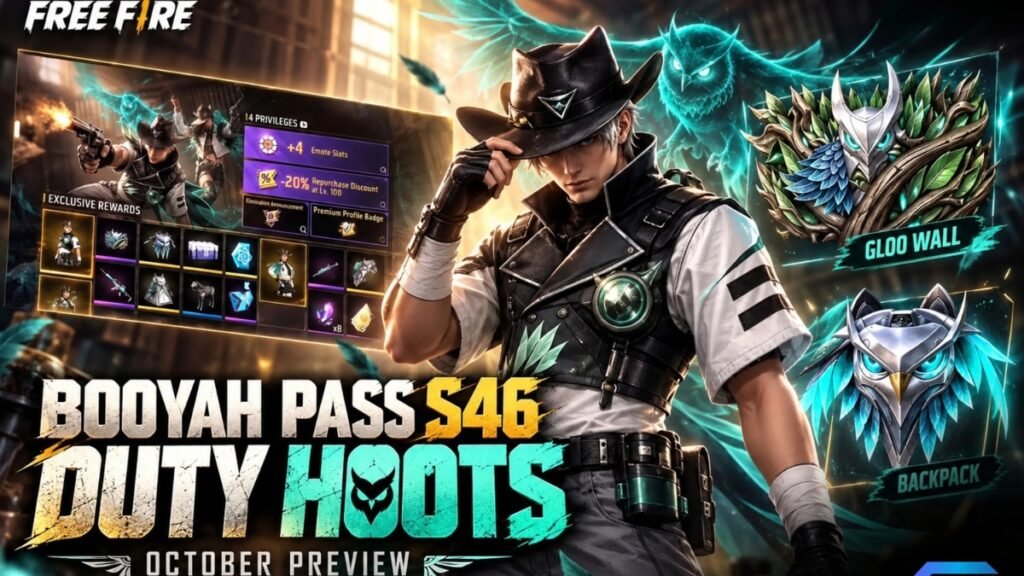 Free Fire Booyah Pass S46 Duty Hoots