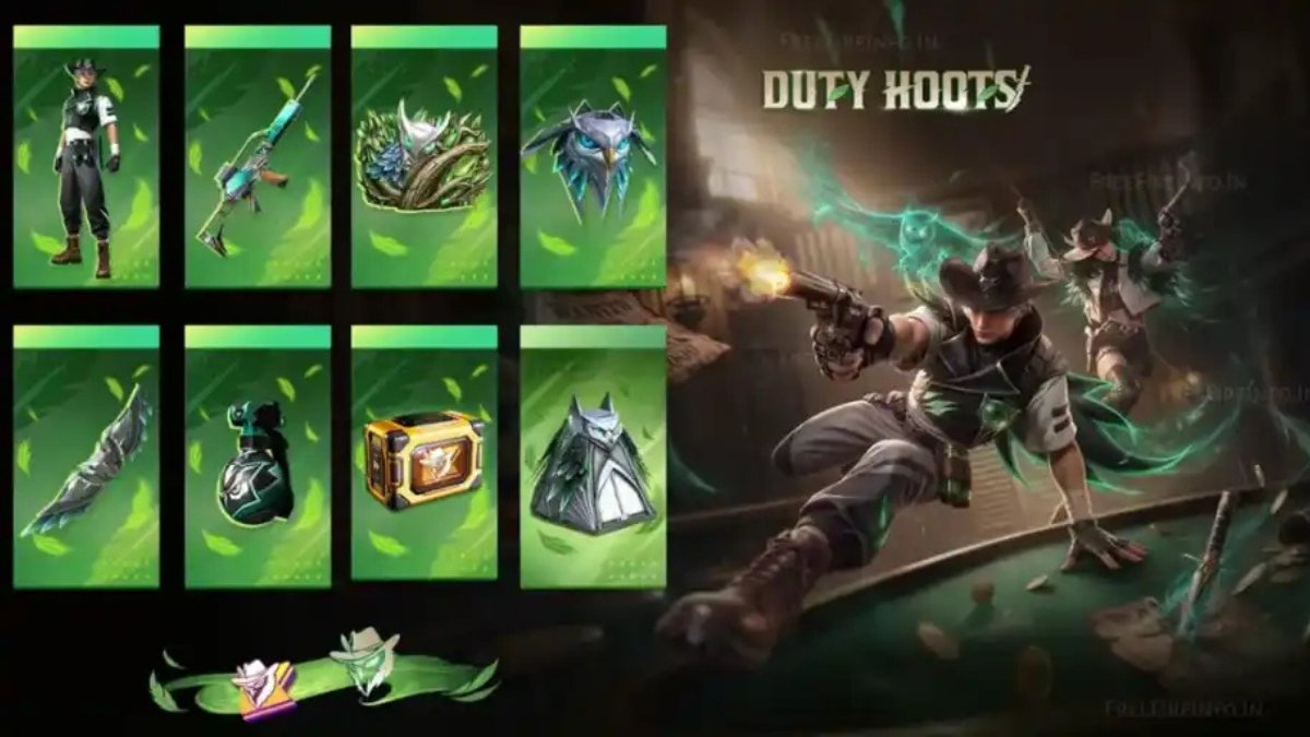 Free Fire Booyah Pass S46 Duty Hoots