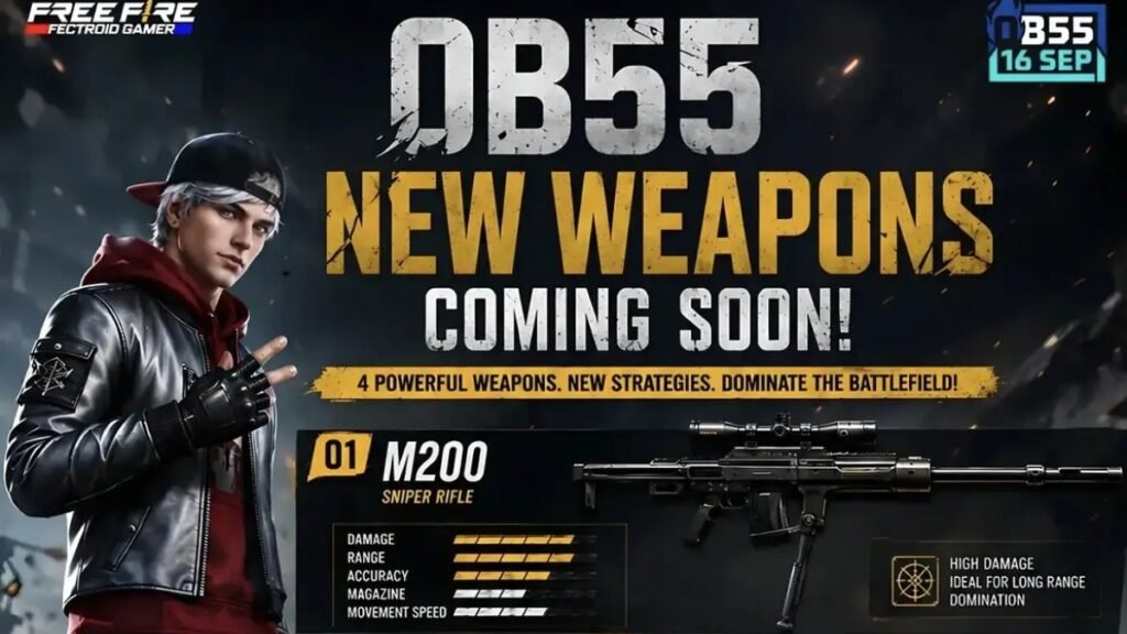 Free Fire OB55 New Weapons