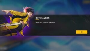 Is Free Fire Down