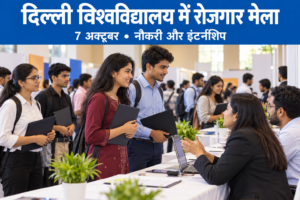 दिल्ली विश्वविद्यालय में 7 अक्टूबर को रोजगार मेला, नौकरी और इंटर्नशिप के लिए ऐसे करें तैयारी