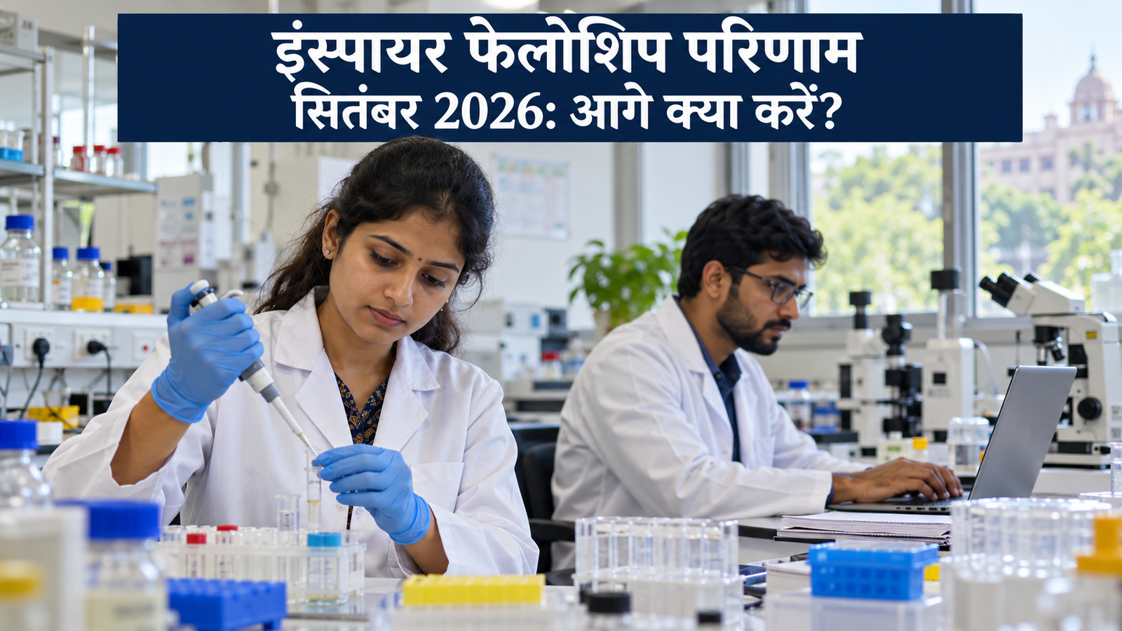 INSPIRE Fellowship Result – भारतीय प्रयोगशाला में शोधार्थी और हिंदी शीर्षक।